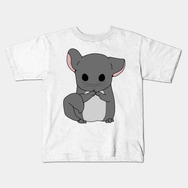 Chibi Chinchilla Kids T-Shirt by RyanDoodles